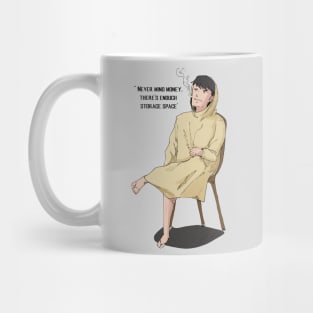 Man with raincoat Mug